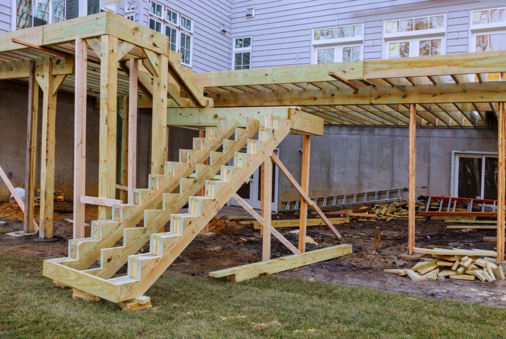 Professional deck framing by deck builders in Columbus OH