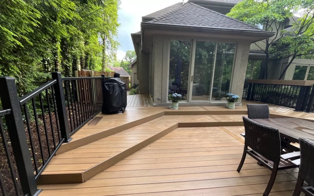 Premium composite decking in Columbus,
